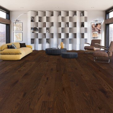 Brown Oak Hardwood flooring / Road trip Mirage Lively