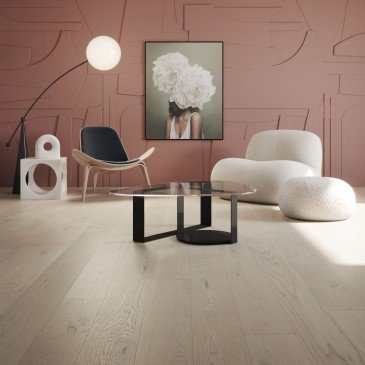 White White Oak Hardwood flooring / Ada Mirage Muse