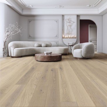 White White Oak Hardwood flooring / Rachel Mirage Muse